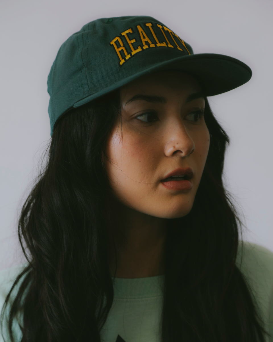 "REALITY" 6 PANEL CAP - Green