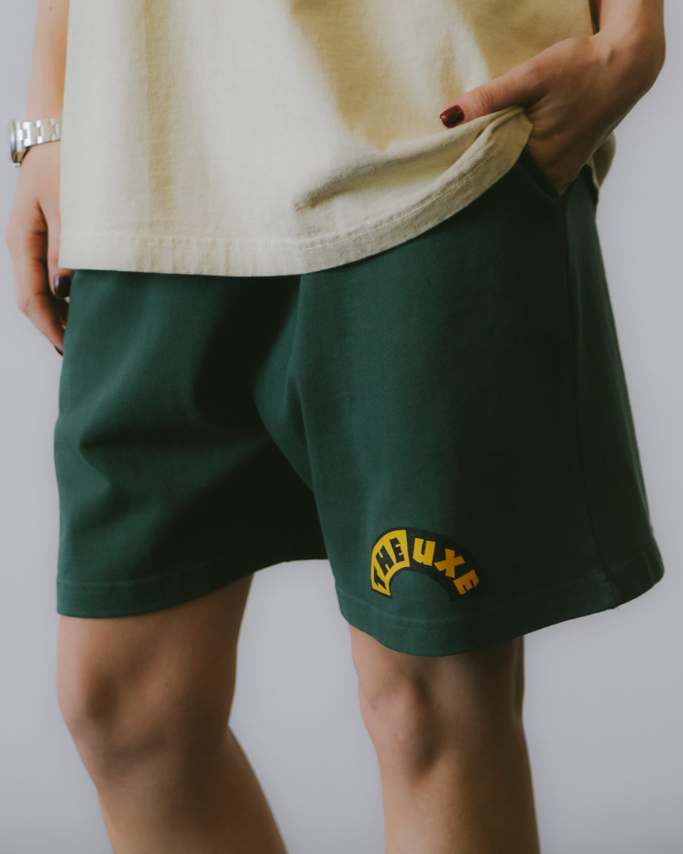 "THE UXE"(ACID) athletic shorts - Forest Green