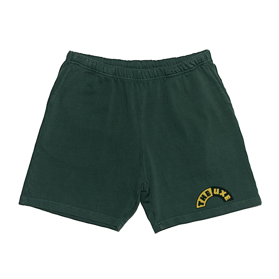 "THE UXE"(ACID) athletic shorts - Forest Green