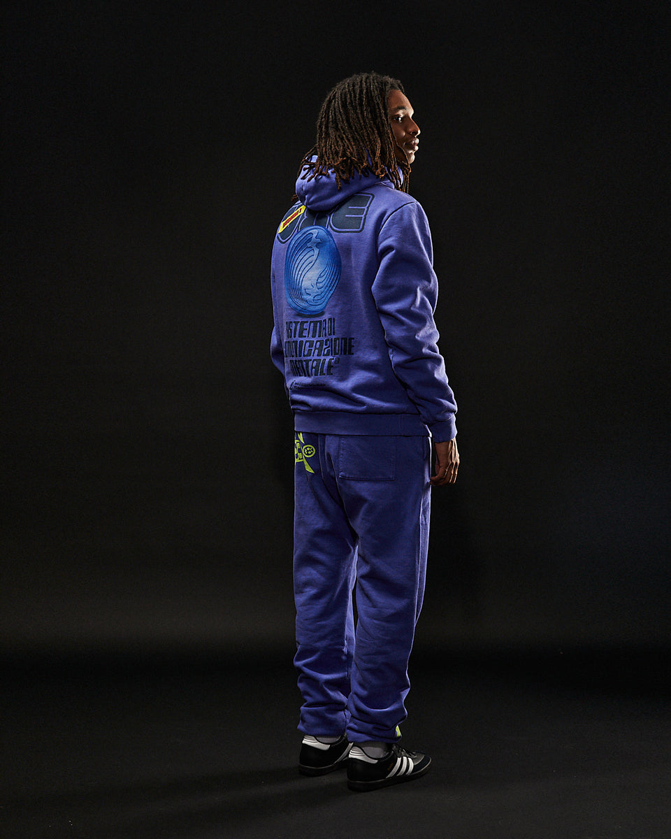 "UNIT" Sweatpants - Washed Sapphire