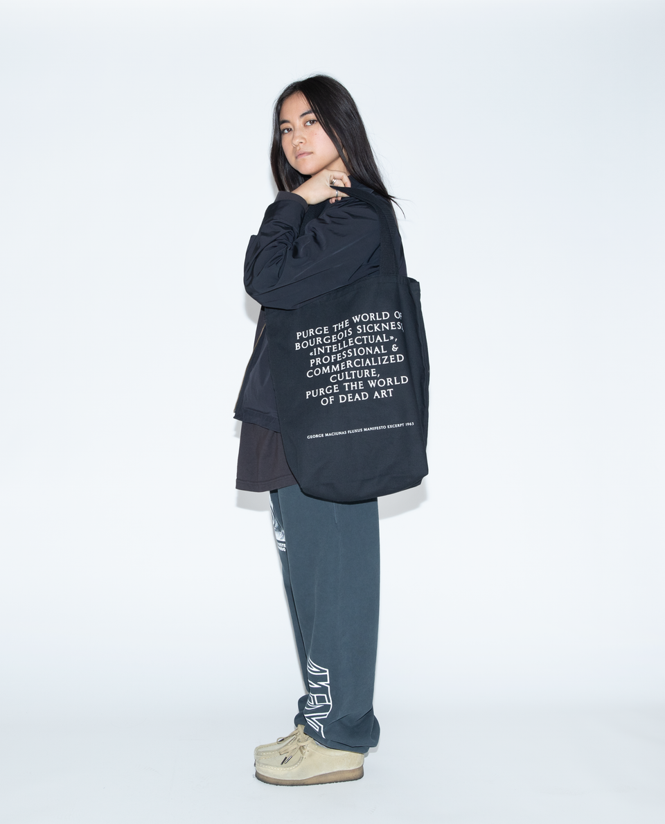 "ART WORLD" Tote Bag - Black