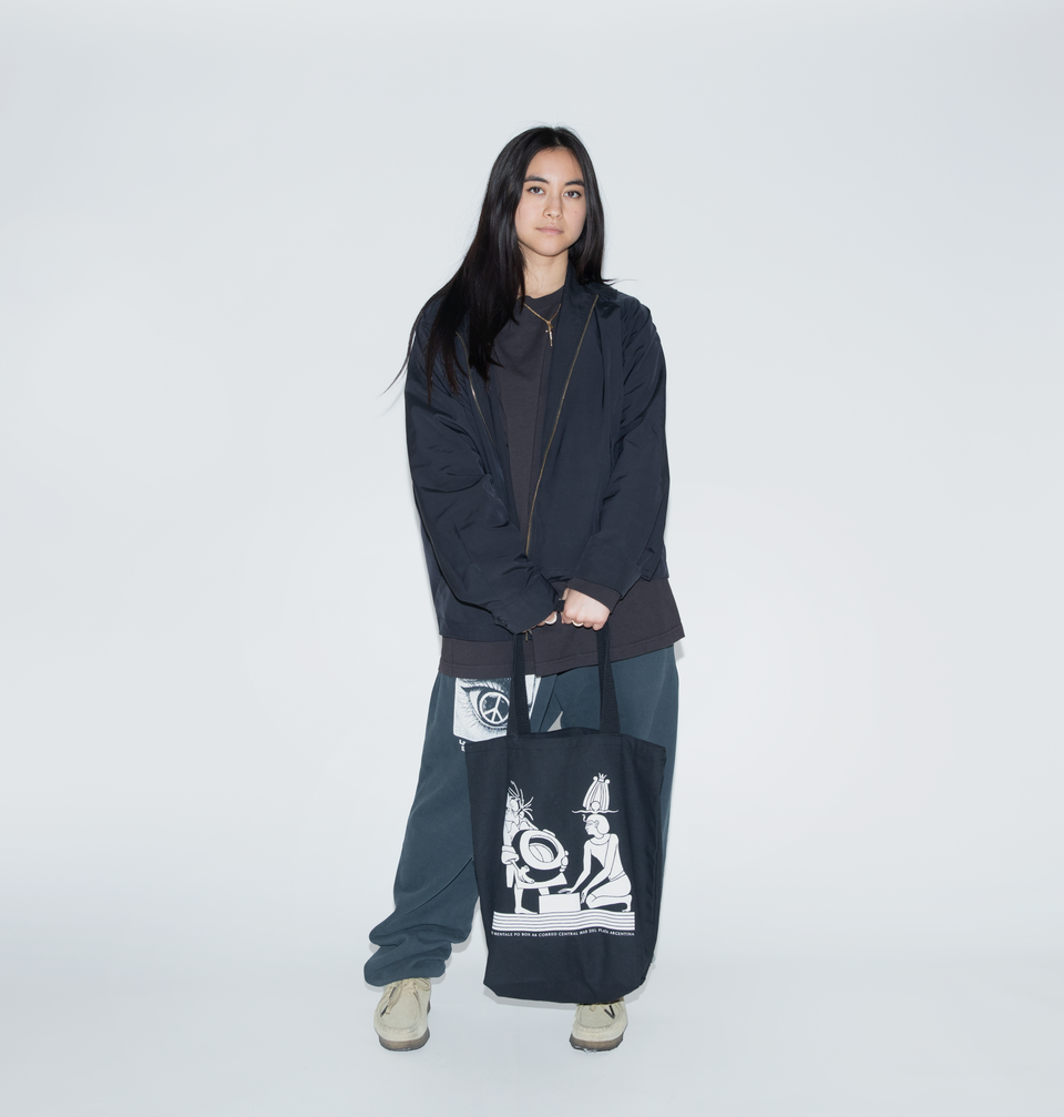 "ART WORLD" Tote Bag - Black