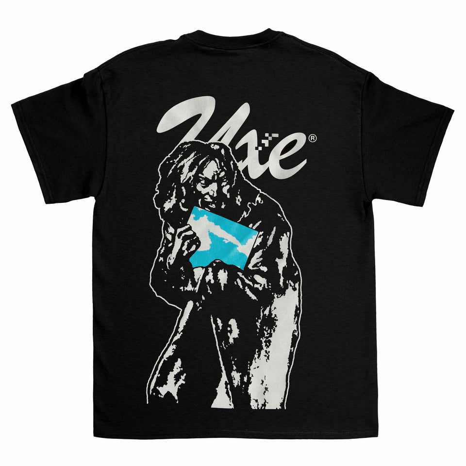 "PEN PAL COMMUNITY" Tee - Washed Black