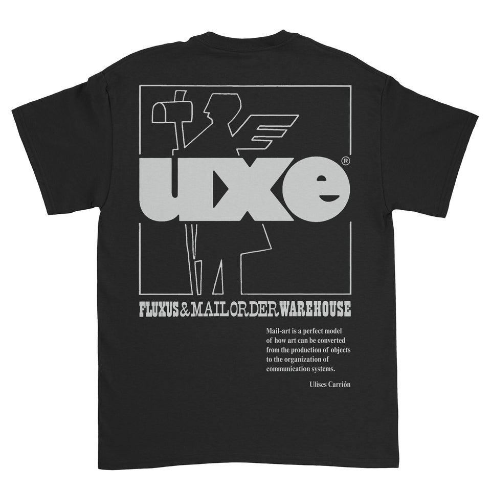 "MAIL ORDER WAREHOUSE" Standard Fit Tee - Washed Black