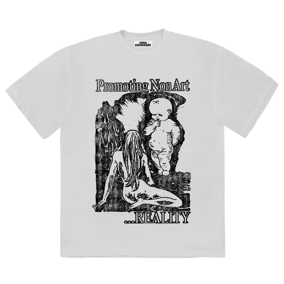 "BABY PROMOTER" Standard Fit Short Sleeve Tee - Washed Grey