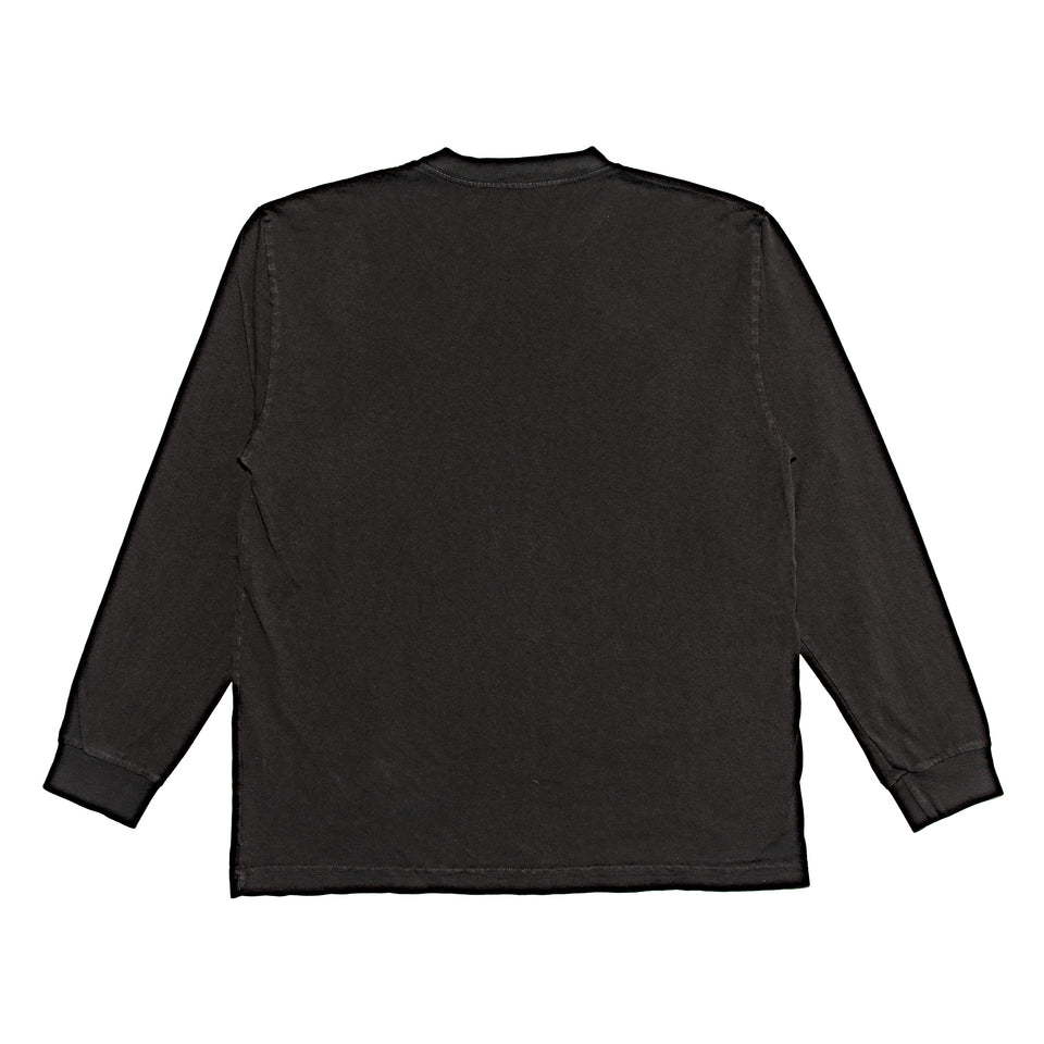 "CHICKEMPIRE" Standard Fit LS Tee - Washed Black
