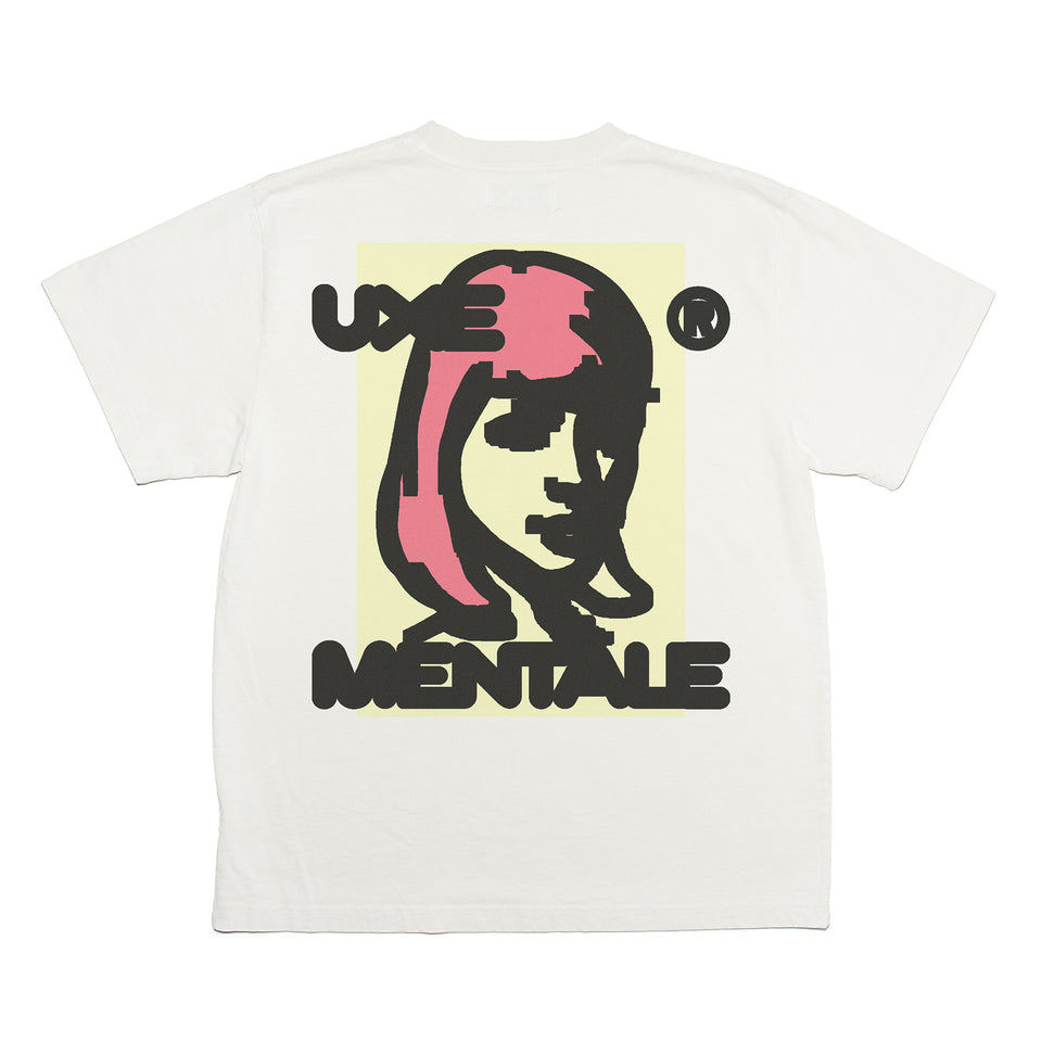 "WOMAN" Standard Fit Tee - Bone