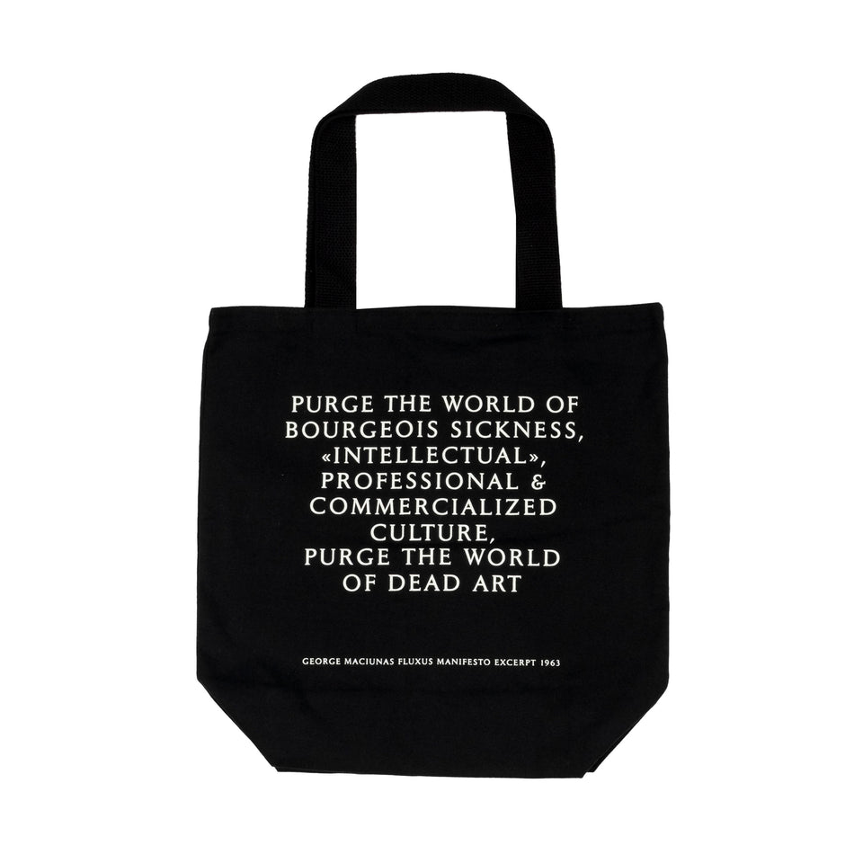 "ART WORLD" Tote Bag - Black