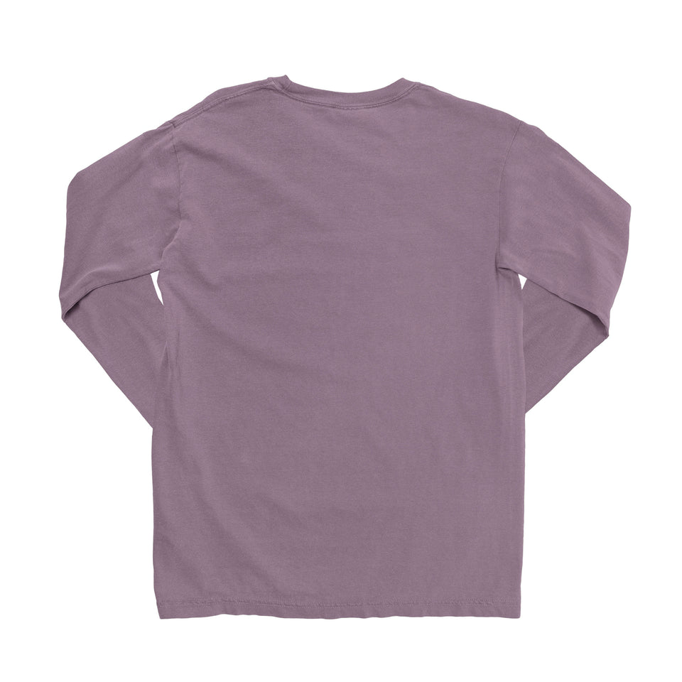 Uxe Mentale "HOME" Logo LS Tee - Washed Lavender