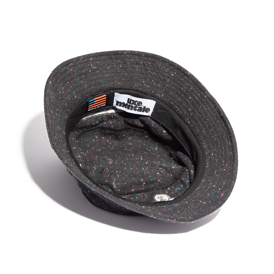 "SPADE" Speckled Wool Flannel Bucket Hat