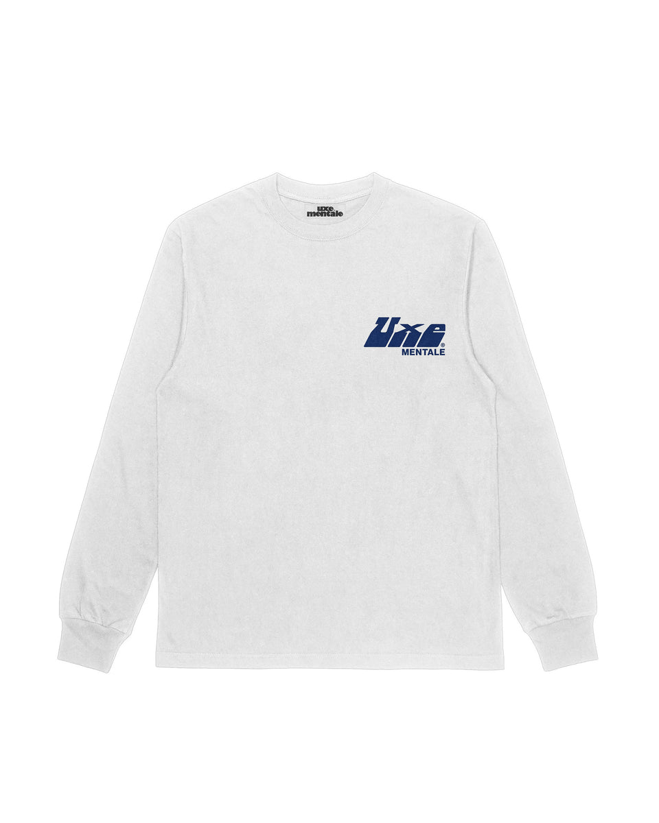 "THE GAME" Standard Fit Long Sleeve Tee - White