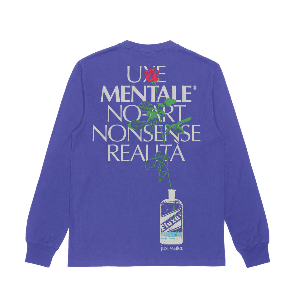 "THE INCONSEQUENTIAL" Standard Fit LS Tee - Washed Sapphire